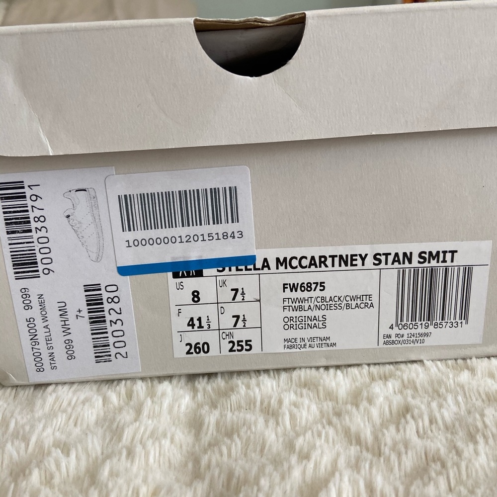NWT Stella McCartney x Stan Smith Adidas sneaker - Picture 8 of 9